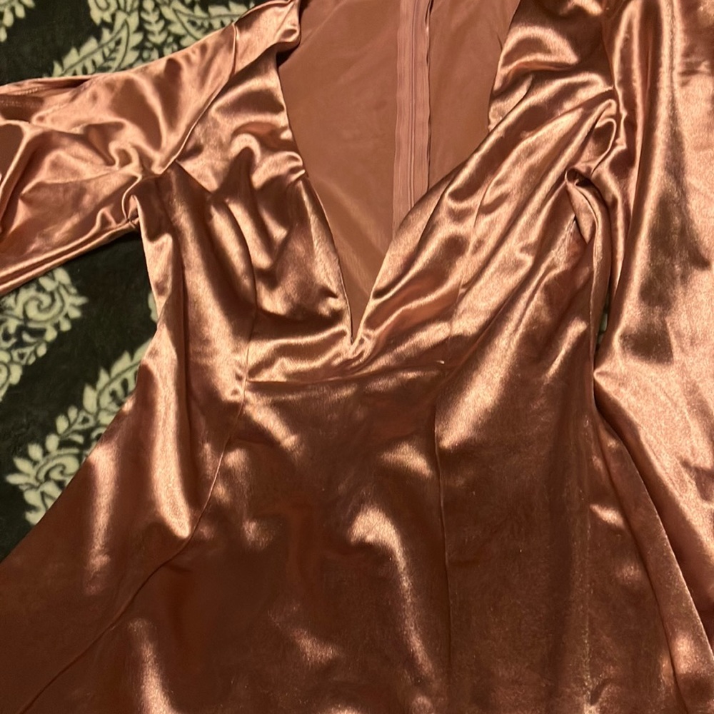 Mauve deep plunge mini